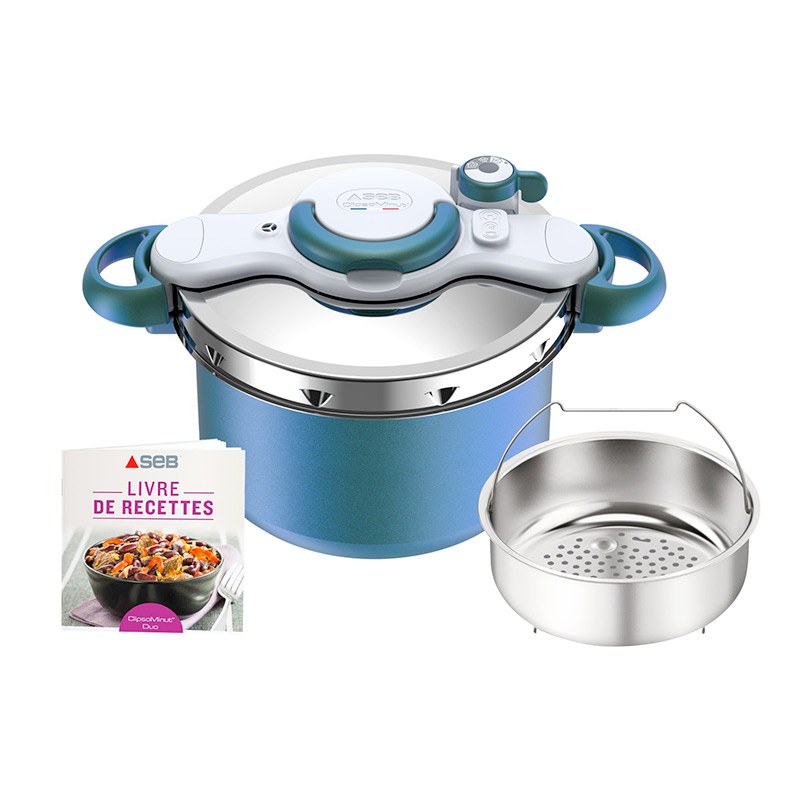 Acheter Autocuiseur Seb Clipso Minut Duo 7l Bleu Bon état - 89,98 € Autocuiseur Seb Clipso Minut Duo 7l Bleu Bon état - reconditionné disponible sur Electro Depot